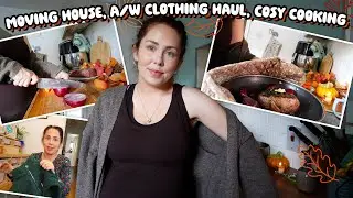 We're Officially Moving House, Toddler Clothing Haul, Cosy Autumnal Sunday Cooking 2024 October Vlog