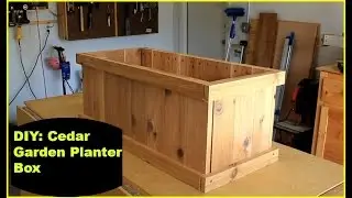 DIY: Cedar Garden Planter Box