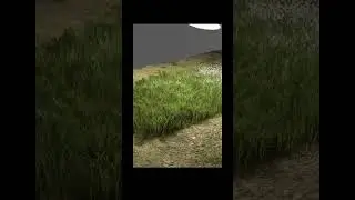 #Satisfying Procedural Grass Simulation in #Blender !