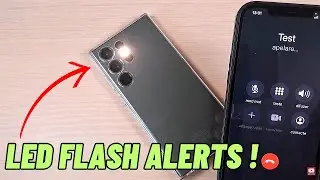 How to Enable LED FLASH NOTIFICATIONS on Samsung Galaxy S23 Series