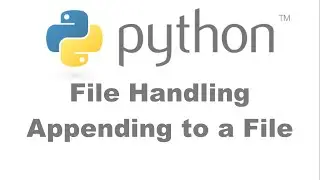 File Handling Appending to a File[HD 1080p]