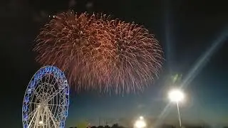Фестиваль фейерверков в Чебоксарах. Первая команда  Казахстан.