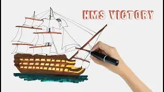 How to Draw the HMS Victory 🚢