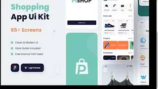 PiShop - Shopping App Figma UI Template ecommerce android app ui kit