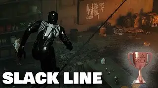 Spiderman 2 - Slack Line Trophy Guide (Stealth takedown)