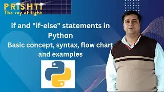 if and if-else Statements in Python By Harish Khyani Sir