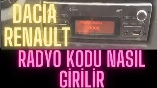 RENAULT VE DACİA ARAÇLARDA RADYO KODU NASIL BULUNUR ( radyo kodu girme   )