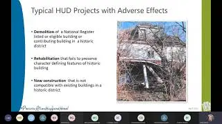 DCED/HUD Small Communities Training Series: Adverse Effects - April, 27, 2021