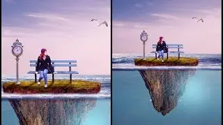 Waiting - Photoshop Manipulation Tutorial (underwater)