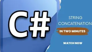 CONCATENATION OF STRINGS IN C# 