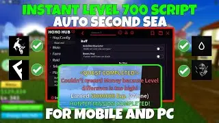 BLOX FRUIT MOBILE/PC SCRIPT INSTANT LEVEL 700 & WITH AUTO FARM AND MORE!