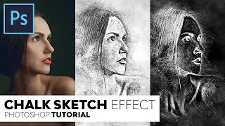 Chalk Sketch Photoshop Effect | Adobe Photoshop Tutorial