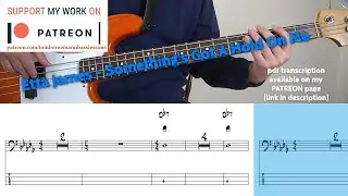 Etta James - Something's Got A Hold On Me (Bass cover with tabs)