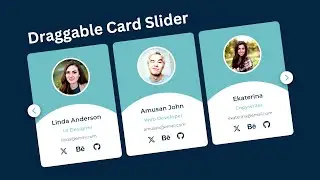 Create Draggable Card Slider Using JavaScript