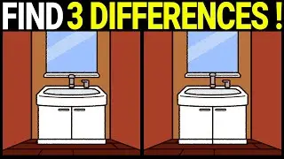 🧠💪🏻 Spot the Difference Game |  3 Differences to Find in 90 Seconds! 《Tricky》