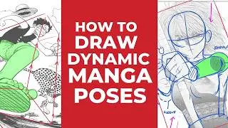 Can’t Draw Dynamic Action Poses for Your Manga? Learn Basic Foreshortening & Perspective!