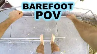 Barefoot Parkour Training POV