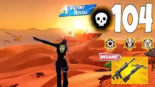 104 Elimination Solo Vs Squads Zero Build Gameplay Wins (Fortnite chapter 5)