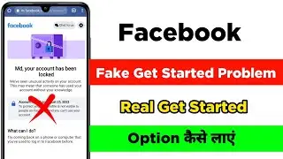 facebook fake get started option your account has been locked facebook get started not showing 😭😭