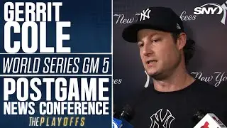 Gerrit Cole talks costly miscue in Yankees fate-deciding loss in Game 5 of the World Series | SNY