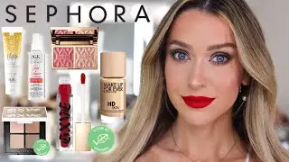 TESTING NEW MAKEUP FROM SEPHORA & HAIR TRANSFORMATION!