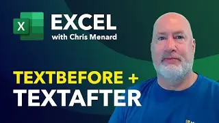 Excel TEXTBEFORE and TEXTAFTER to Extract Data from Strings