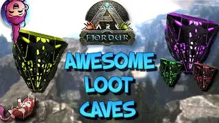 AWESOME LOOT CAVES - FJORDUR - Ark Survival Evolved