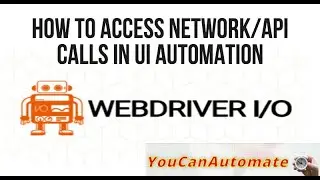 WebdriverIO Tutorial | How to validate Network/API calls using wdio-intercept-service - Episode -16