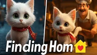 Finding Home 🐾 | La emotiva historia de un gatito perdido y su nueva vida #PixarVibes  #Animacion3D