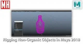 Rigging Non-Organic Objects in Maya 2018 with joints, controls and IK handles