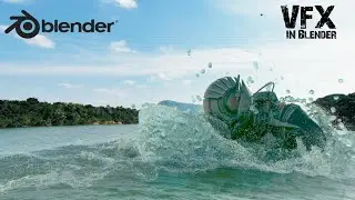 Large Scale Fluid VFX in Blender!