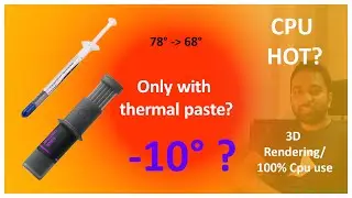 Reduce CPU temperature with thermal paste