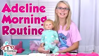 My Reborns Short - Reborn Baby Adeline Morning Routine! 