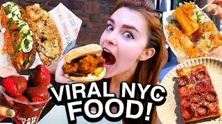 Eating the Most Viral Foods in NYC in One Day! (Worth the Hype??)