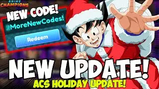 [NEW CODES + UPD] New Christmas Update 10 & Nightmare Raid Carries! Anime Champions Update