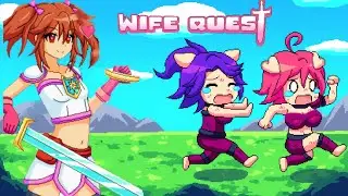 Wife Quest - Monster Girls vs Mia - Game Over - Grasslands (stages 1-4) PC Gameplay