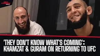 Khamzat Chimaev & Guram Kutateladze talk UFC comeback in Abu Dhabi