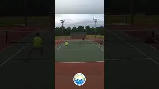 Nasty Lefty One Handed Backhand Angle Winner | 4.5 Tennis Match Virginia Beach