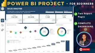 Full Power BI Project End to End Project | Microsoft Power BI Tutorial for Beginners - 2024