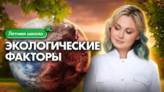 Летняя школа. Экологические факторы | ЕГЭ по биологии | Ксения Напольская 100балльный репетитор