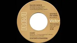 1975 HITS ARCHIVE: Fame - David Bowie (a #1 record--stereo 45 single version)