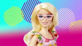 Кукла Barbie Fashionistas в платье с фруктовым принтом Mattel (HBV15)