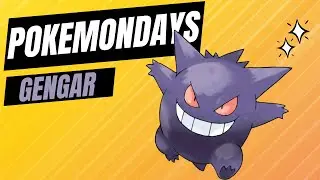 PokeMondays time lapse Gengar drawing