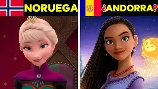 17 PRINCESAS DE DISNEY y sus países de origen