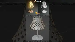 Bedlamp 3D Design in Blender #blender #3dmodelling  #productdesign #bedlamp3D   #3d #Bedlamp