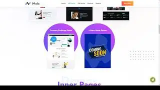 Mala - Multipurpose Landing Page HTML Template consulting currency exchange