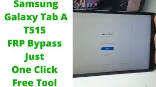 Samsung Galaxy Tab A T515 FRP Bypass Just One Click Free Tool || samsung t515 frp bypass android 11