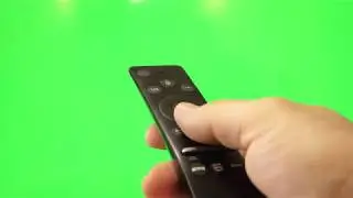 Green screen TV remote controller - Free clip for best green screen effects
