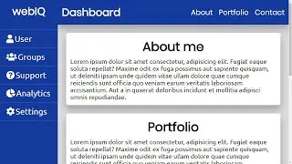 Sidebar Menu: Awesome Sidebar using (HTML & CSS) | webIQ