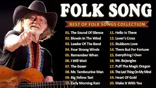 Top 50 Beautiful Folk Songs - Folk & Country Music Collection 70's 80's ❤ Greatest Hits Folk Music